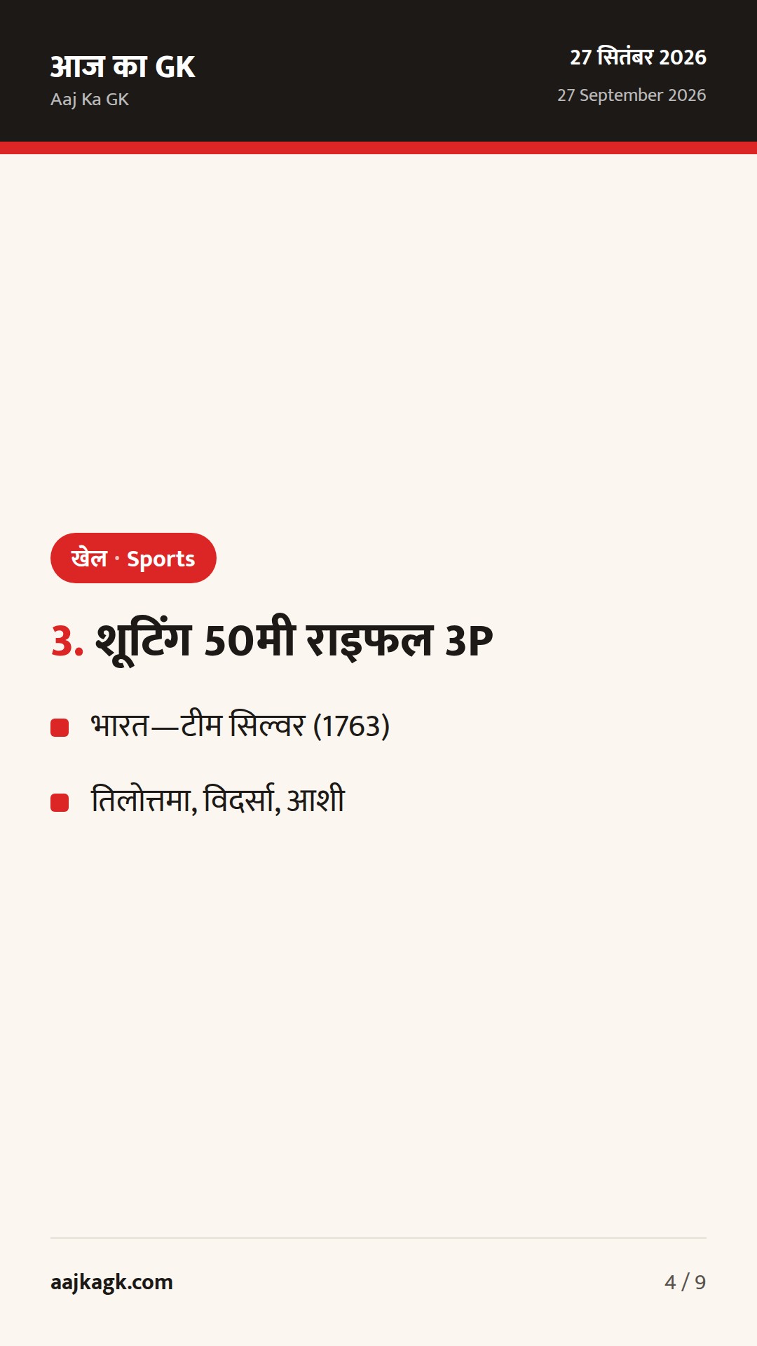 एशियन गेम्स 2026: कबड्डी में ‘गोल्डन डबल’, मैराथन में ऐतिहासिक रजत, शूटिंग में टीम सिल्वर — 4