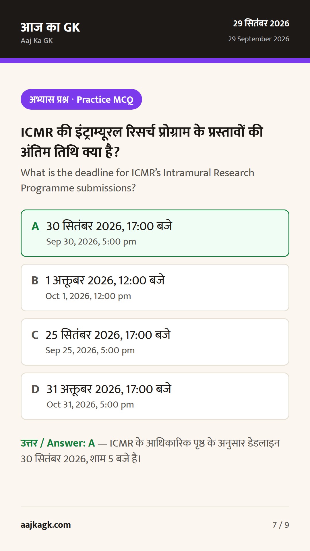 ICMR की रिसर्च कॉल्स 30 सितंबर तक; नैनोमेडिसिन पर जोर—पिछले 48 घंटों की अहम साइंस-टेक अपडेट — 7