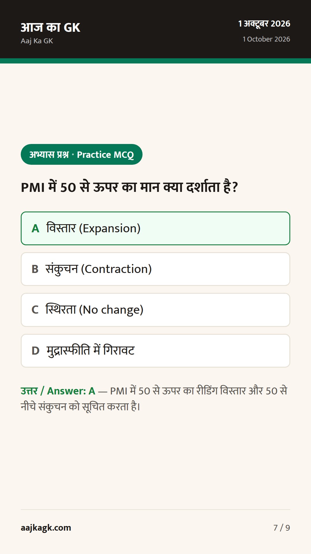 PMI में तेज़ी: सितंबर 2026 विनिर्माण 55.7 पर; अगले हफ्ते RBI MPC बैठकों की उलटी गिनती — 7