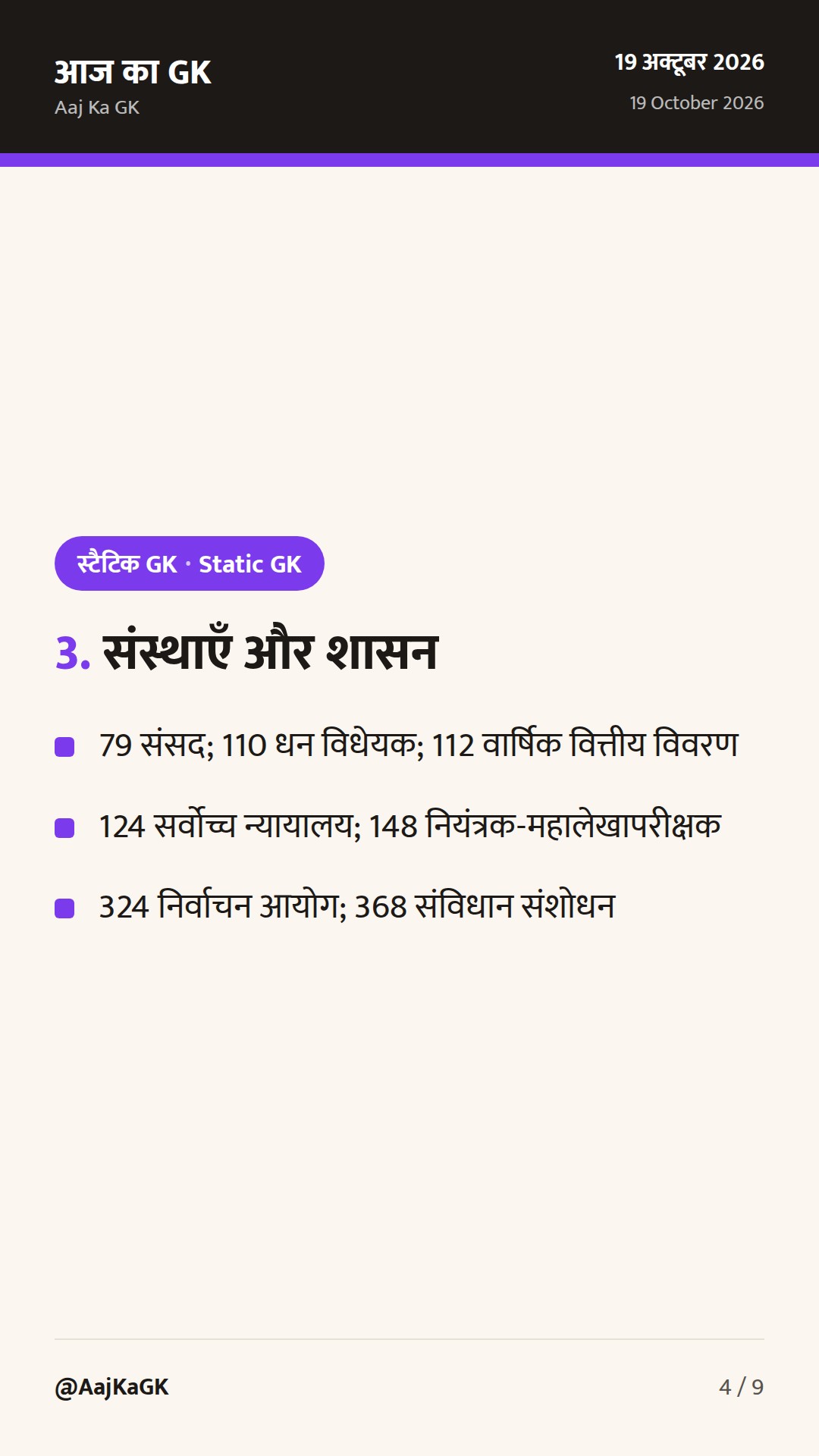 भारतीय संविधान के महत्वपूर्ण अनुच्छेद: अधिकार, शासन और परीक्षा-उपयोगी संदर्भ — 4